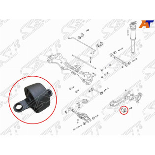Сайлентблок заднего продольного рычага HYUNDAI I40 11- лев SAT