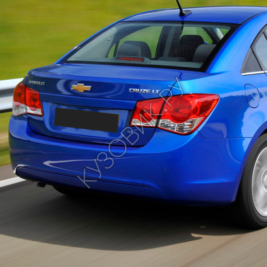 Бампер задний в цвет кузова Chevrolet Cruze (2009-2012) седан дорестайлинг