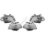 Фары противотуманные Хендай Акцент Hyundai Accent (1999-2012) комплект 2 штуки левая и правая SAT высокое качество