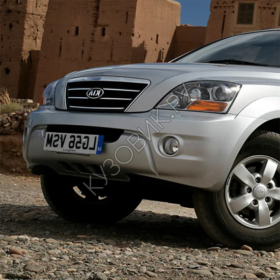 Бампер передний в цвет кузова Kia Sorento 1 (2006-2011) рестайлинг Бампер передний в цвет кузова Kia Sorento 1 (2006-2011) рестайлинг