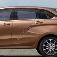 Дверь задняя левая в цвет кузова Лада Х-Рей (2016-2021) 