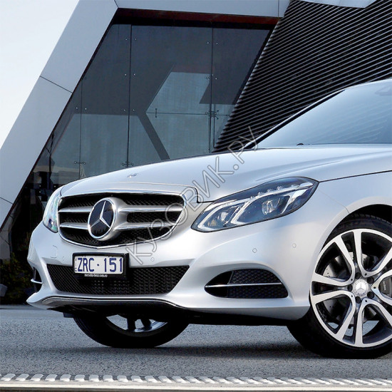 Бампер передний бампера в цвет кузова Mercedes E-Class W212 (2013-) рестайлинг