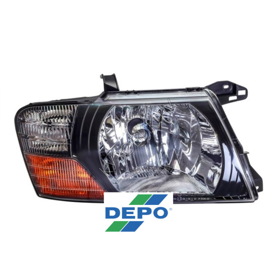 Фара правая Mitsubishi Pajero 3 (2000-2002) DEPO