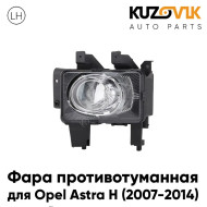 Фара противотуманная левая Opel Astra H (2007-2014) рестайлинг / Opel Zafira B (2005-2014) KUZOVIK