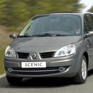 Передний бампер в цвет кузова Renault Scenic 2 (2006-) рестайлинг