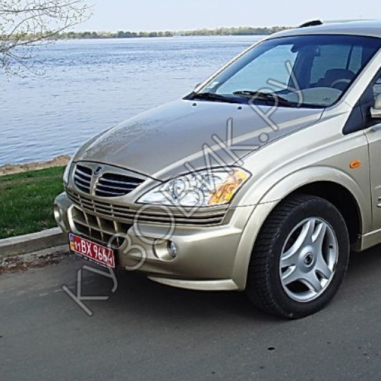 Бампер передний в цвет кузова Ssang Yong Kyron 1 (2005-2007) Бампер передний в цвет кузова Ssang Yong Kyron 1 (2005-2007)