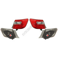 Фонари задние Тойота Камри Toyota Camry V50 (2011-) комплект 2 штуки левый и правый DEPO высокое качество