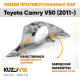 Рамки противотуманных фар Toyota Camry V50 (2011-) хром KUZOVIK