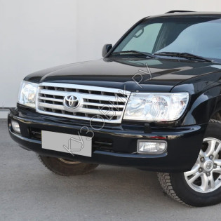 Передний бампер в цвет кузова Toyota Land Cruiser 100 (2006-) рестайлинг