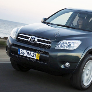 Бампер передний в цвет кузова Toyota Rav4 3 XA30 (2005-2010) с отв под расширители