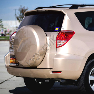 Бампер задний в цвет кузова Toyota Rav4 3 XA30 (2006-2010) дорестайлинг